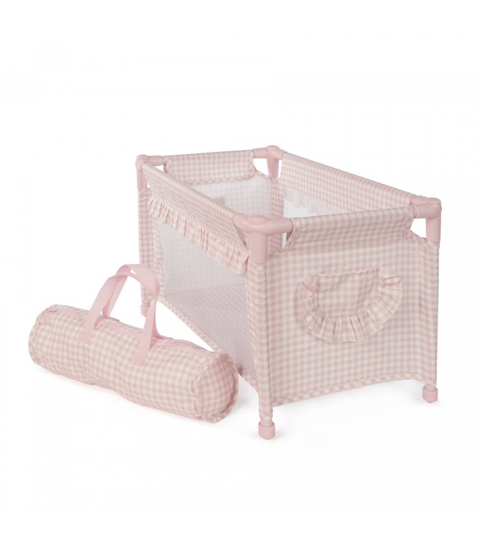 CUNA VIAJE TOM VICHY ROSA 75634