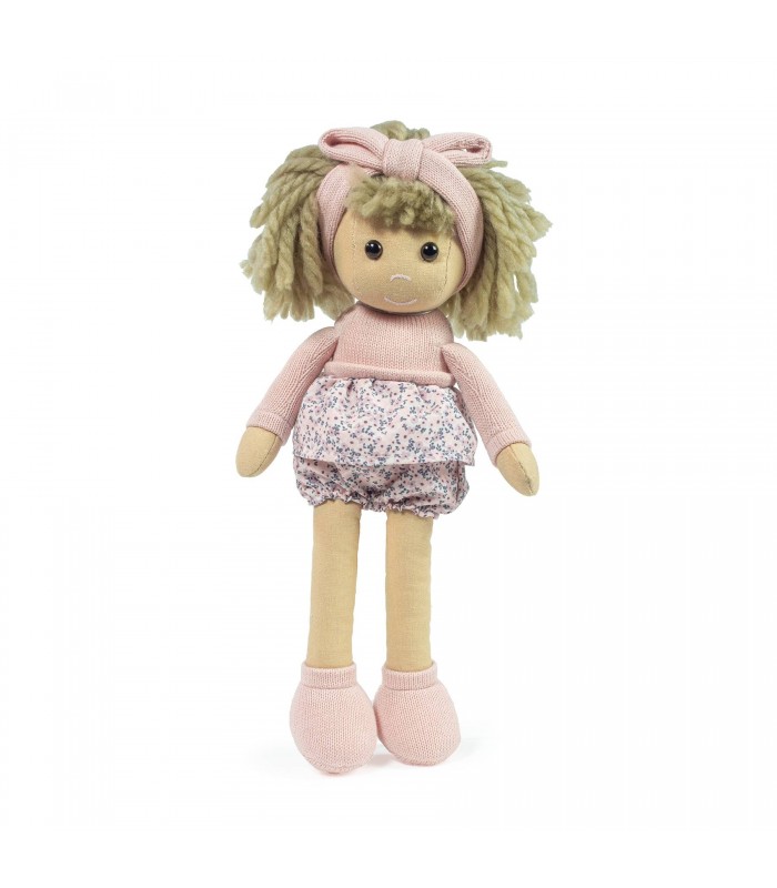 MUÑECA CRIS FLOR ROSA 75824