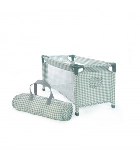 CUNA VIAJE TOM VICHY VERDE 75828