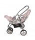 CARRITO GEMELAR LILI GRIS/FLOR 1120900253