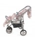 CARRITO GEMELAR LILI GRIS/FLOR 1120900253