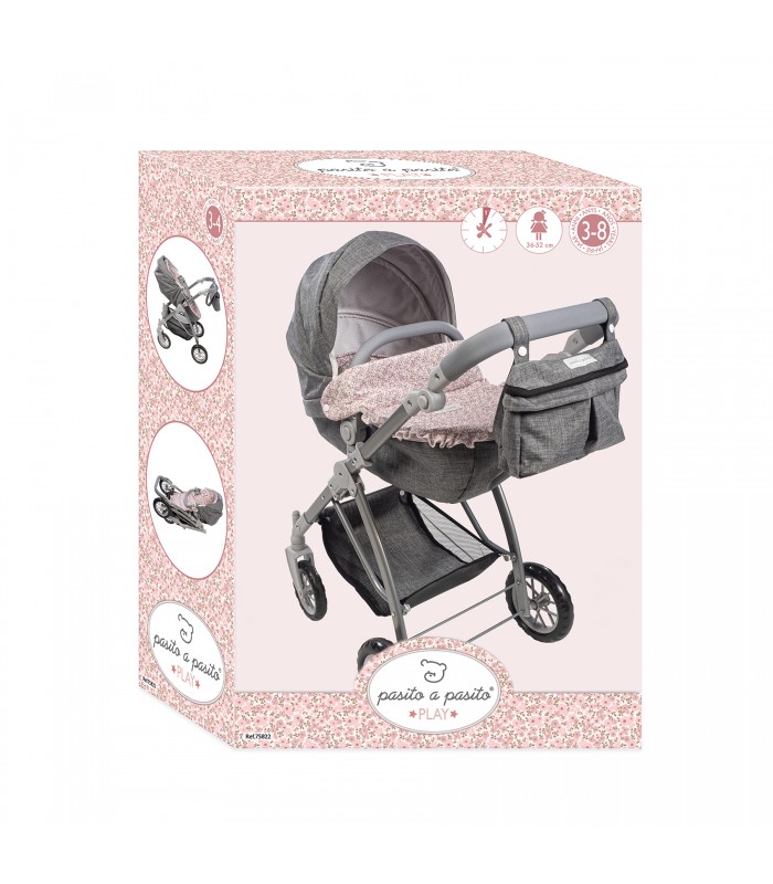 SILLA CUCO GRANDE LILI GRIS/FLOR 1120900255