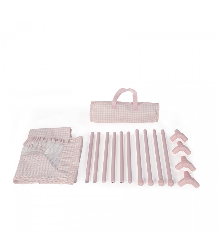 CUNA VIAJE TOM VICHY ROSA 75634