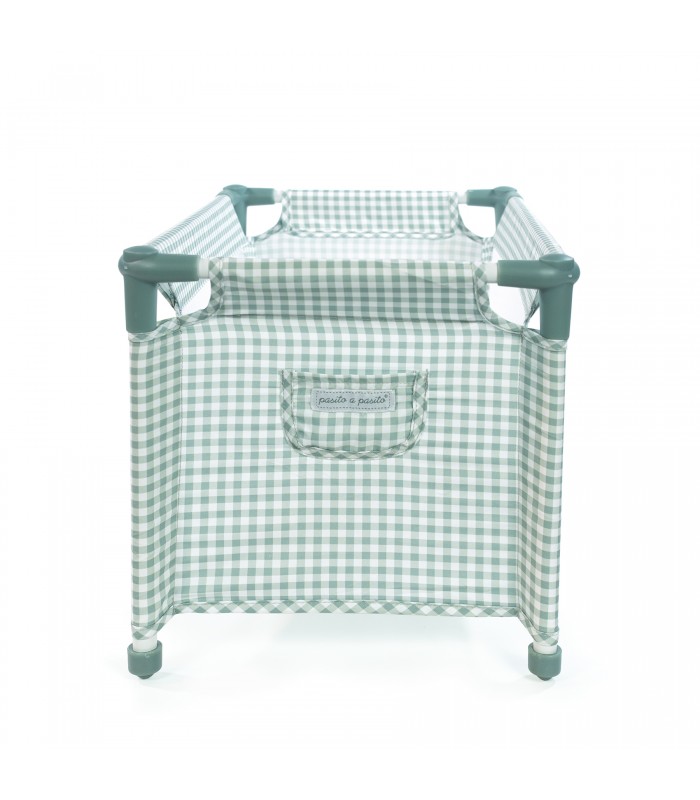 CUNA VIAJE TOM VICHY VERDE 75828