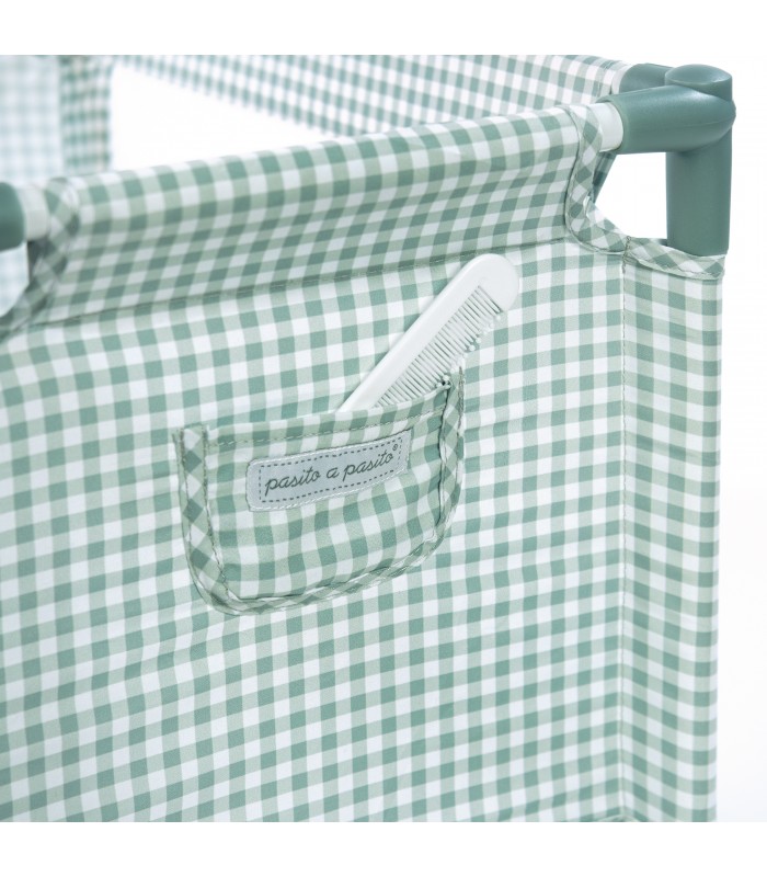 CUNA VIAJE TOM VICHY VERDE 75828