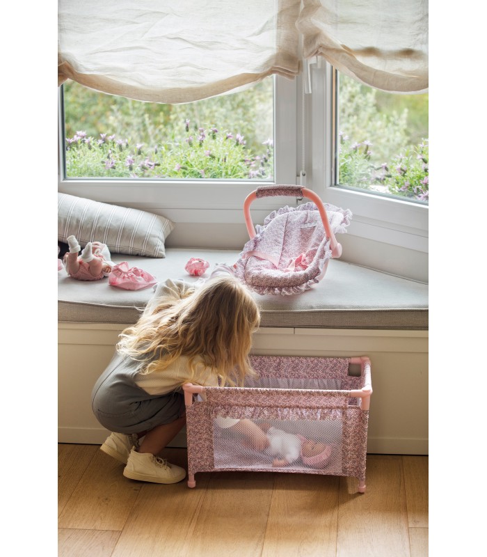 CUNA VIAJE LILI FLOR ROSA 75817