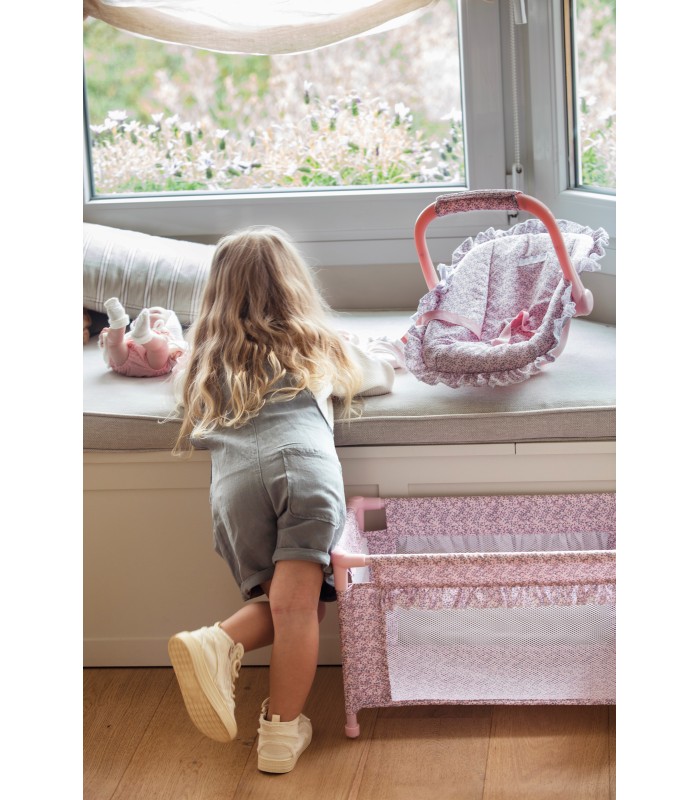 CUNA VIAJE LILI FLOR ROSA 75817