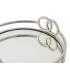 BANDEJA DECORACION ACERO ESPEJO 28*28*7CM DH-212783