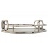 BANDEJA DECORACION ACERO ESPEJO 28*28*7CM DH-212783