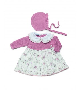 VESTIDO ANIMALITOS C/GORRO 24634