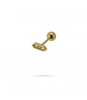 PIERCING ACERO CON CIRCONITAS CPE523