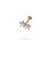 PIERCING ACERO CON CIRCONITAS CPE831