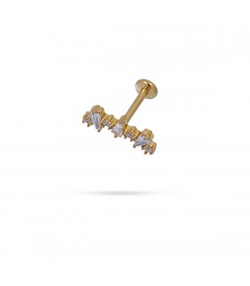 PIERCING ACERO CON CIRCONITAS CPE832