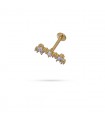 PIERCING ACERO CON CIRCONITAS CPE832