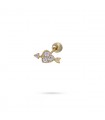 PIERCING ACERO CON CIRCONITAS CPE856