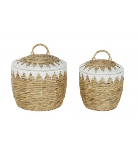 CESTA C/TAPA 32*34CM DC-209689
