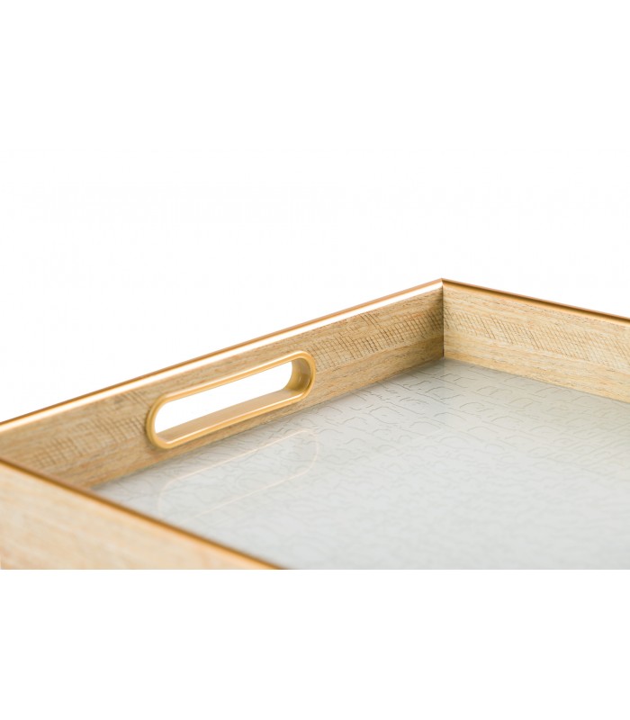 BANDEJA CRISTAL 40*30*5CM 135153