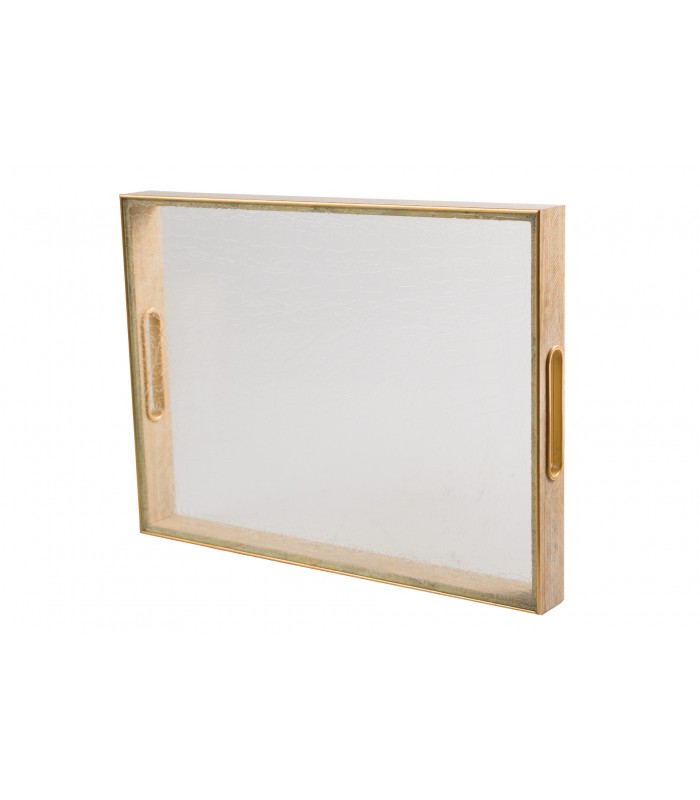 BANDEJA CRISTAL 40*30*5CM 135153