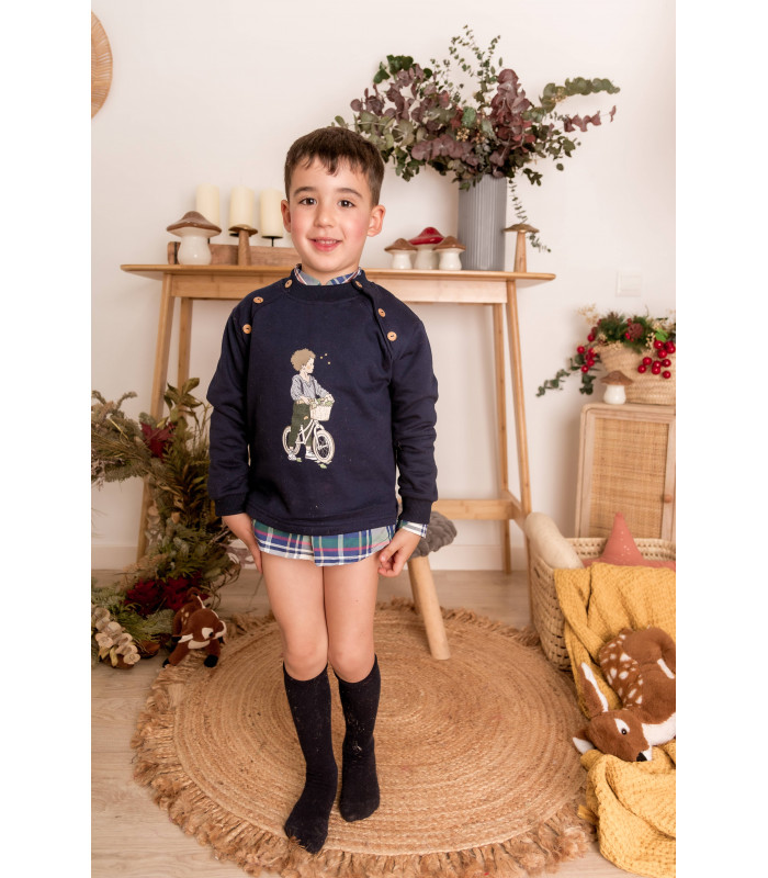 SUDADERA+ESTRICADO IM037/40 MON PETIT BONBON