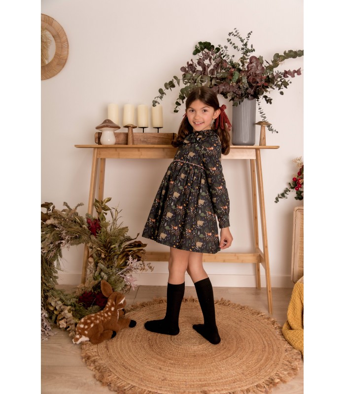 VESTIDO BOSQUE IM001 MON PETIT BONBON