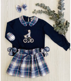 SUDADERA+FALDA IM027/32 MON PETIT BONBON