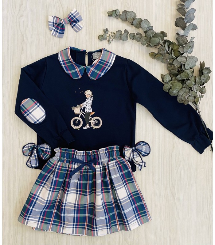 SUDADERA+FALDA IM027/32 MON PETIT BONBON