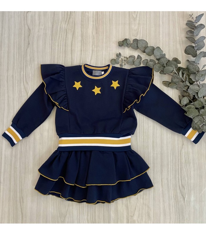 SUDADERA+FALDA IM154/5 MON PETIT BONBON