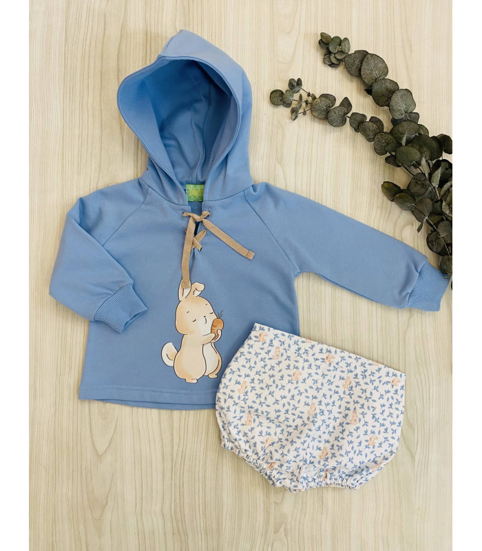 SUDADERA+ESTRICADO CONEJITOS IP031 PIO PIO