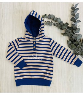 SUDADERA RAYAS IM379/80 MON PETIT BONBON