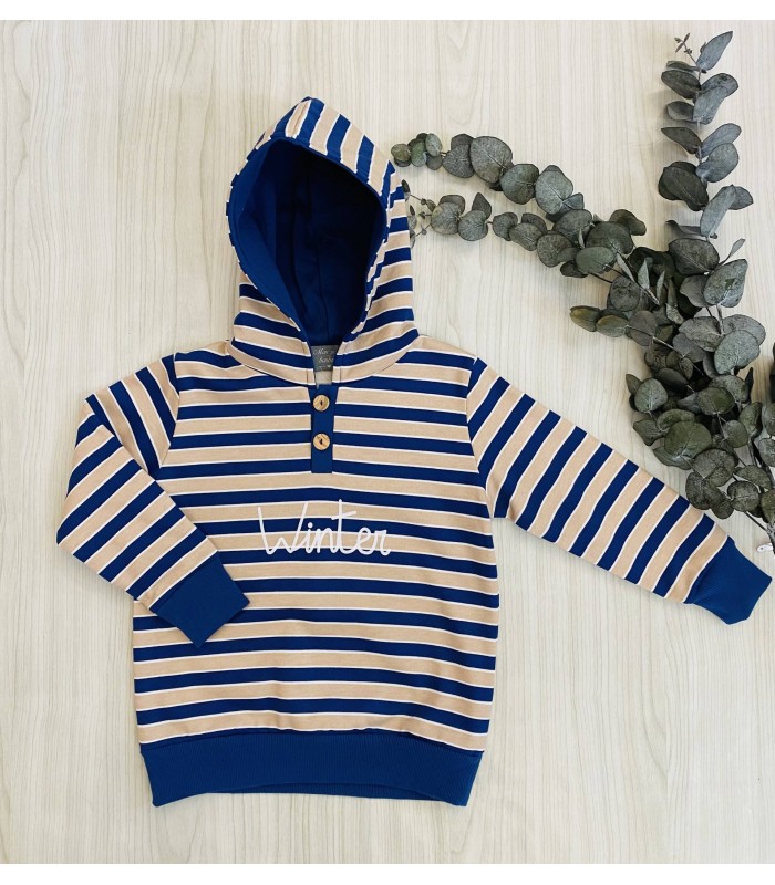 SUDADERA RAYAS IM379/80 MON PETIT BONBON