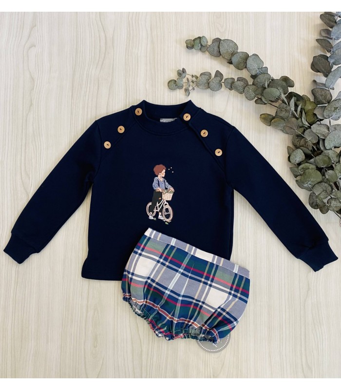 SUDADERA+PANTALON IM037/21023 MON PETIT BONBON