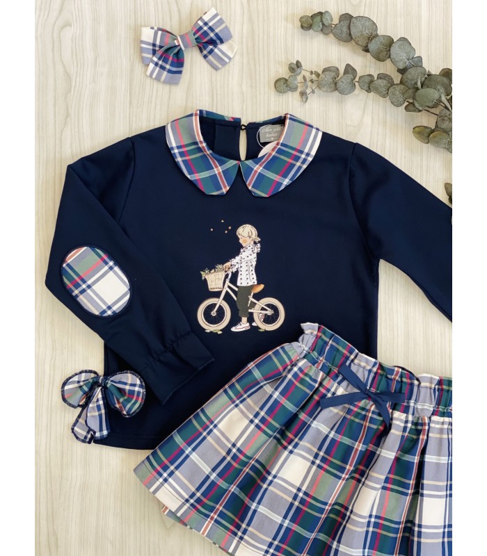 SUDADERA+FALDA IM027/32 MON PETIT BONBON