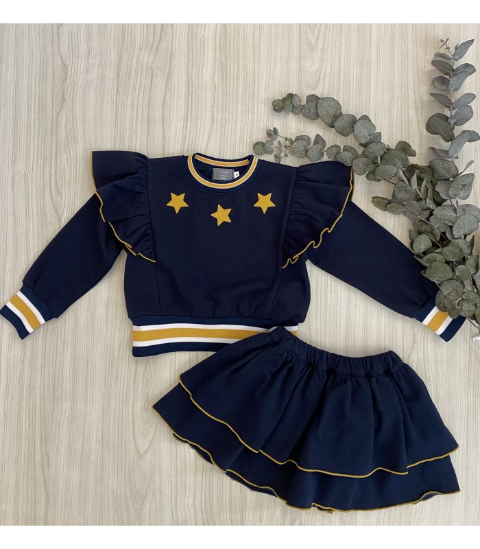 SUDADERA+FALDA IM154/5 MON PETIT BONBON