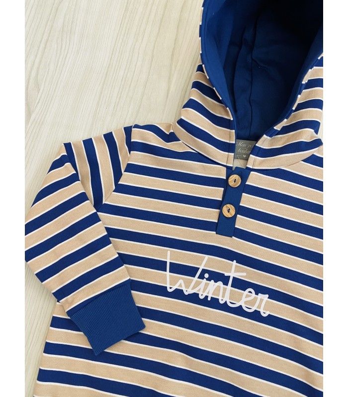 SUDADERA RAYAS IM379/80 MON PETIT BONBON