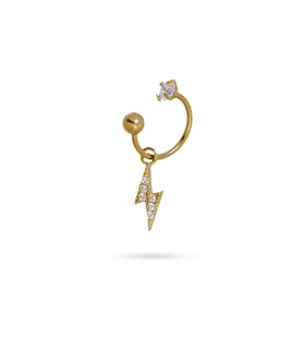 PIERCING ACERO CON CIRCONITAS CPE867