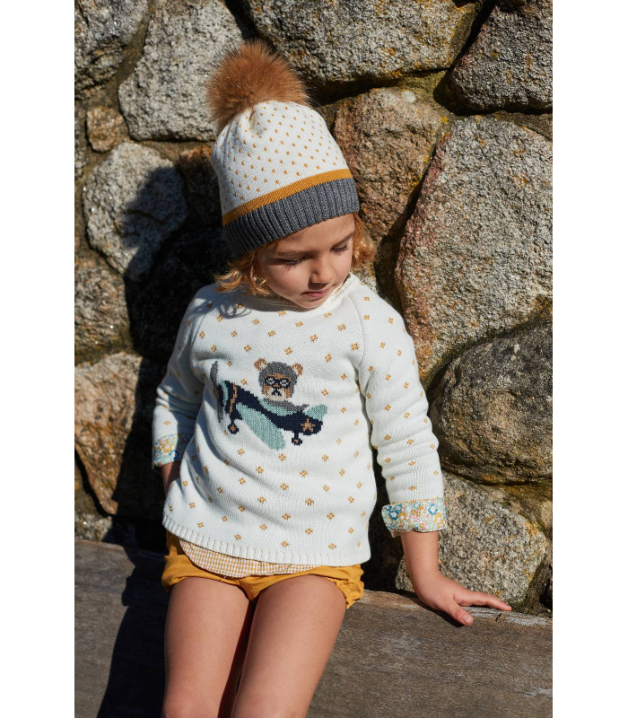 CONJUNTO NIÑO+JERSEY LIMONCELLO 8820/4 LA MARTINICA