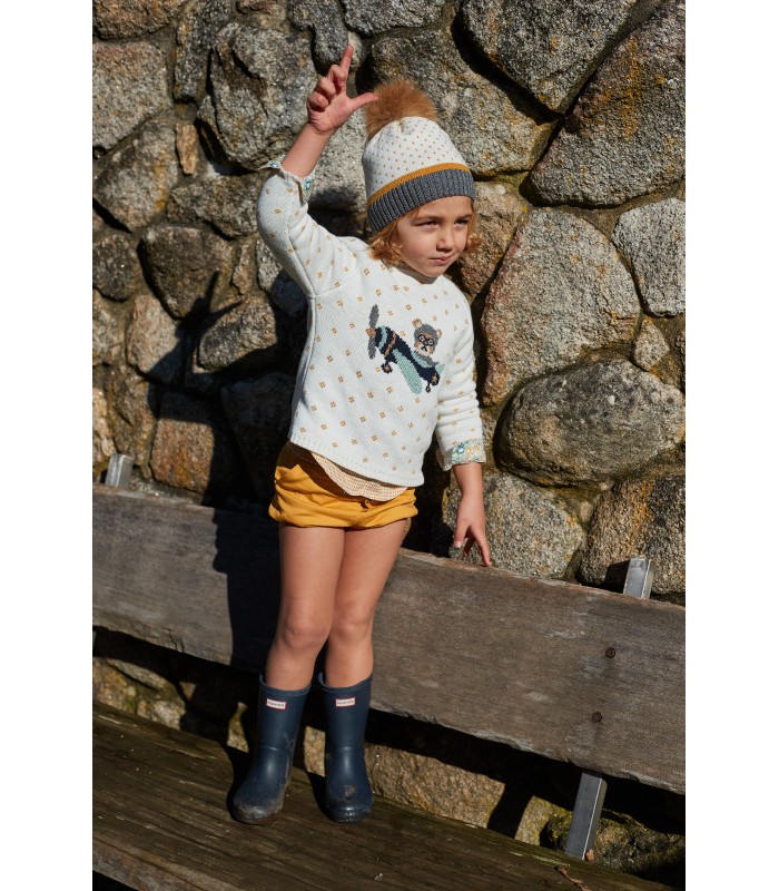 CONJUNTO NIÑO+JERSEY LIMONCELLO 8820/4 LA MARTINICA