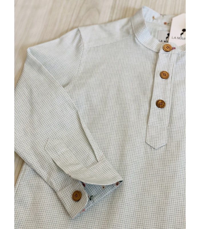 CAMISA NIÑO GROSELLA 8611 LA MARTINICA