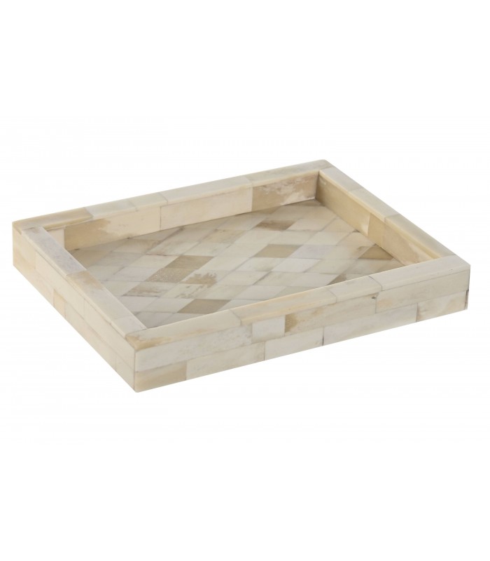BANDEJA MANGO HUESO 20.5*15.5*2.5CM LD-214535