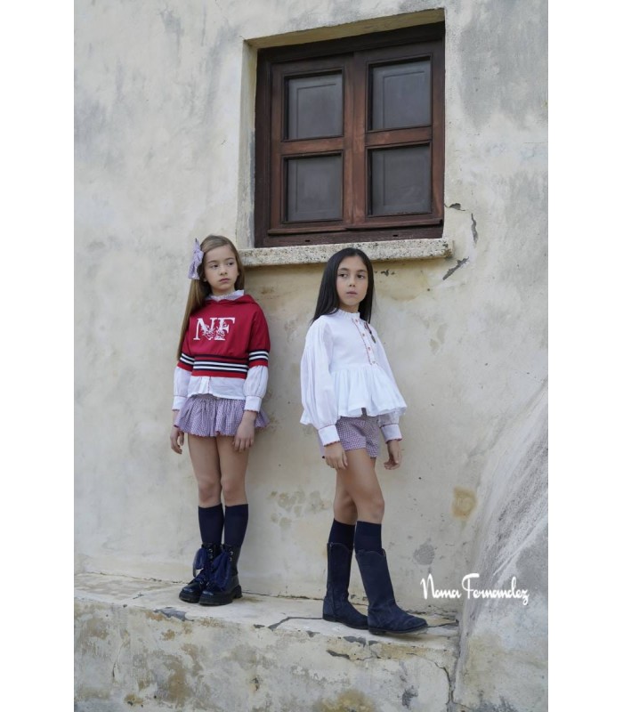 BLUSA+BOMBACHO+CHALECO BOLONIA NOMA FERNANDEZ