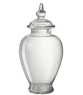 BOMBONERA CRISTAL 25*25*51CM 28851