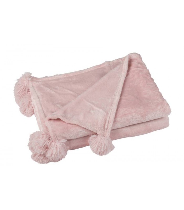 PLAID POMPON 170*130CM 3481