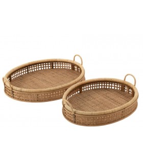 BANDEJA BAMBU 65*52*16CM 40962