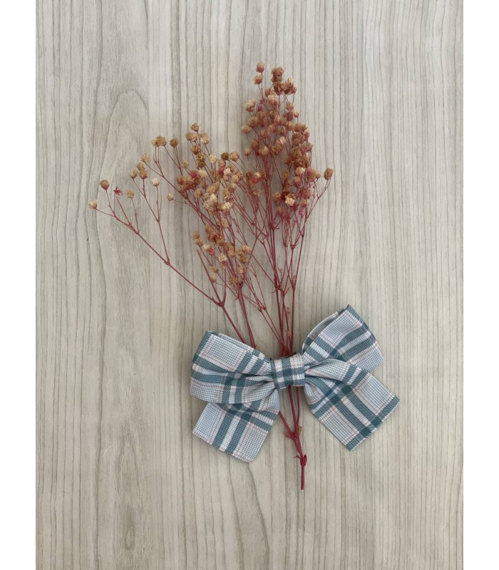 LAZO CUADROS VERDES MON PETIT BONBON