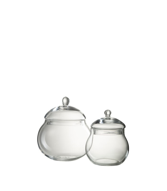 BOMBONERA CRISTAL 20*20*23.5CM 28850