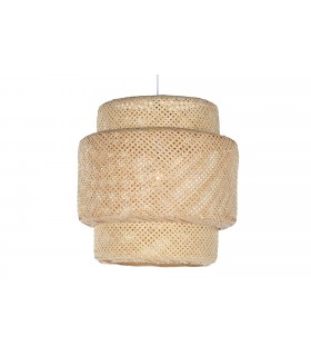 LAMPARA TECHO BAMBU 50*50*55CM LA-214450
