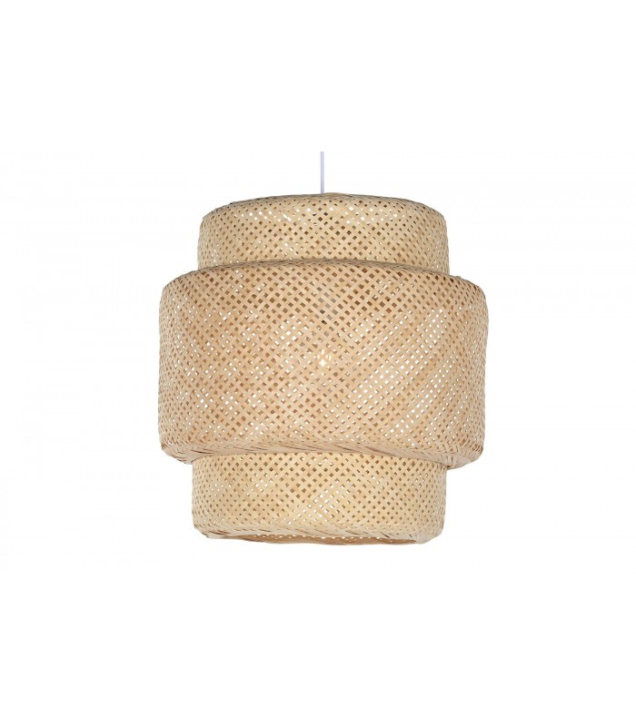LAMPARA TECHO BAMBU 50*50*55CM LA-214450