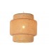 LAMPARA TECHO BAMBU 50*50*55CM LA-214450