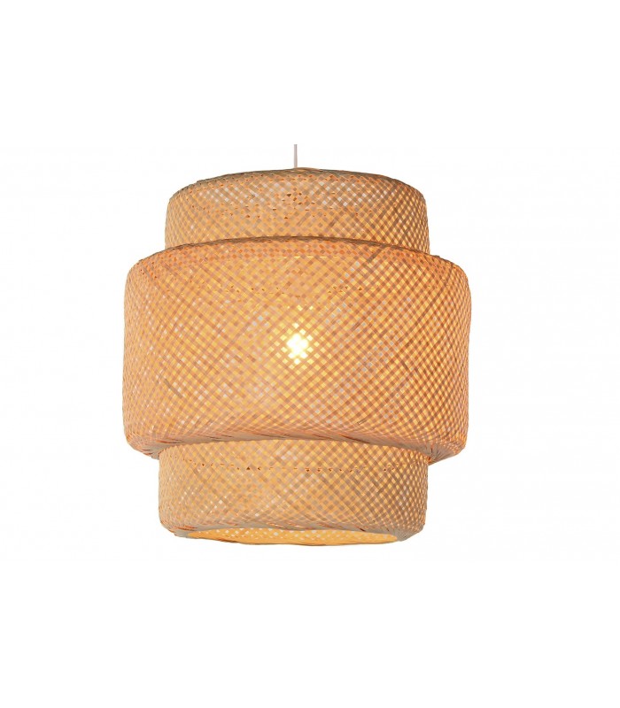 LAMPARA TECHO BAMBU 50*50*55CM LA-214450