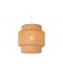 LAMPARA TECHO BAMBU 50*50*55CM LA-214450